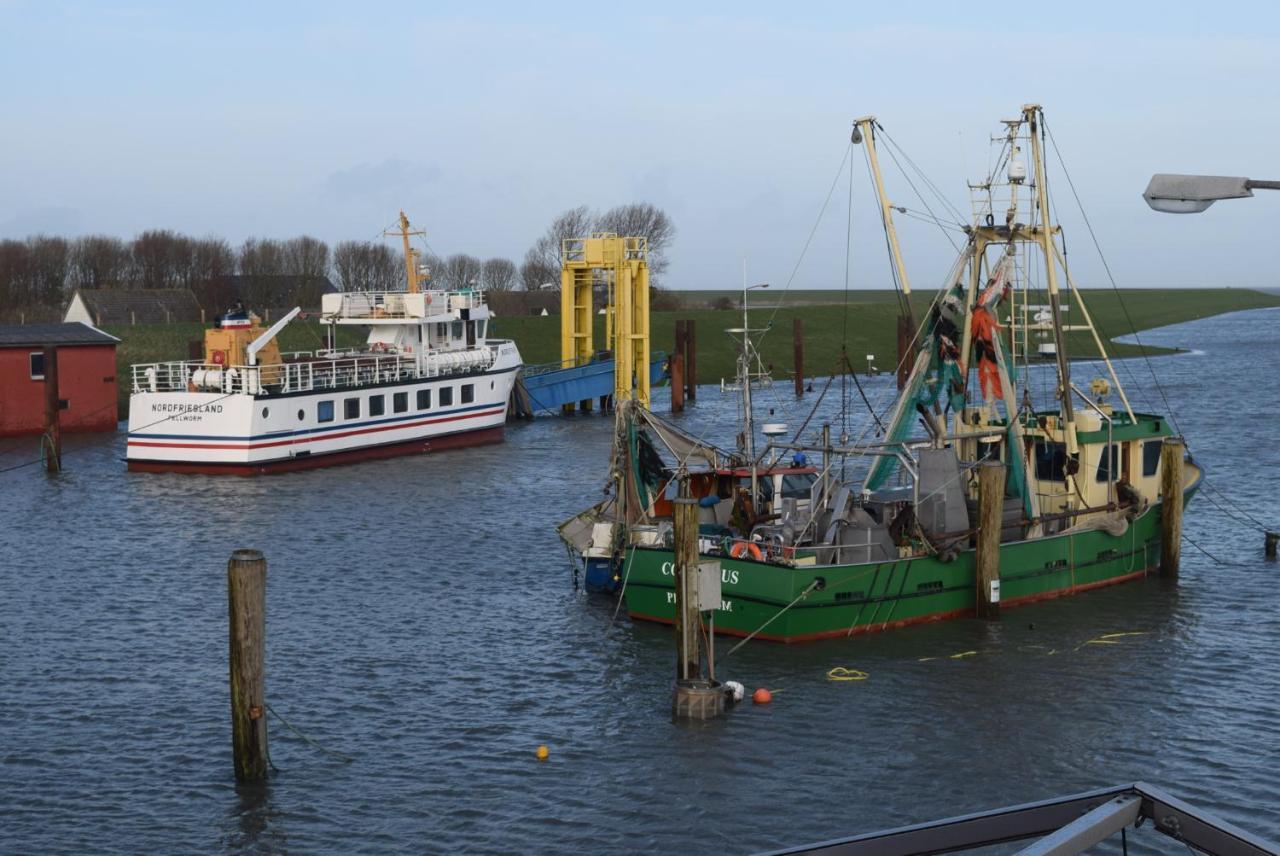 Heimathafen Ueber Hafen-Pub Apartment Pellworm Bagian luar foto
